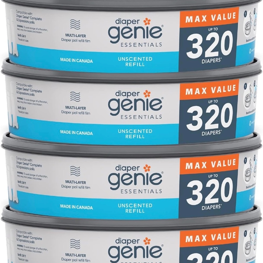 Diaper Genie Essentials Refill 4 Pack